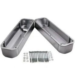 O'Reilly Auto Parts – Fabricated Aluminum Valve Protectors for Ford BBF 429 460 V8 Big Block Engines Pair