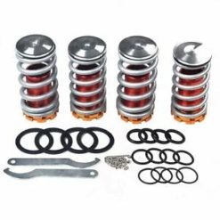 O'Reilly Auto Parts – for 1988-1991 Honda CRX EG EK Adjustable 1"- 4" Lowering Suspension Coil Springs