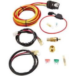 O'Reilly Auto Parts – Electric Fan Wiring Thermosta 40/30 amp Relay Bundle 185 165 Degree 16 inchs fans