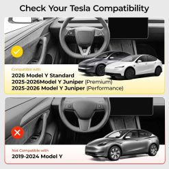 Alternative view of O'Reilly Auto Parts – Foldable Auto Sunshade for Tesla Model Y Juniper 2025-2026 UV Heat Insulation Sunroof Auto Add-ons