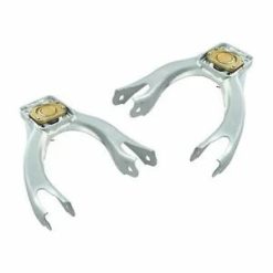 O'Reilly Auto Parts – Fits 1992-1995 Honda Civic 93-97 Del Sol Coated Steel Front Camber Bundle Silver
